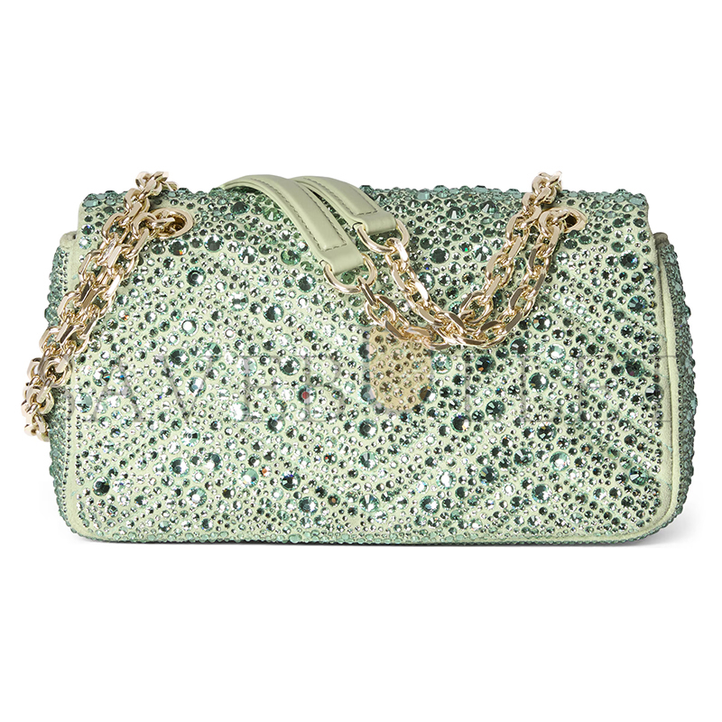 GUCCI GG MARMONT CRYSTALS SMALL SHOULDER BAG 837280 (22*12.5*6cm)